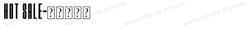 HOT SALE字体转换